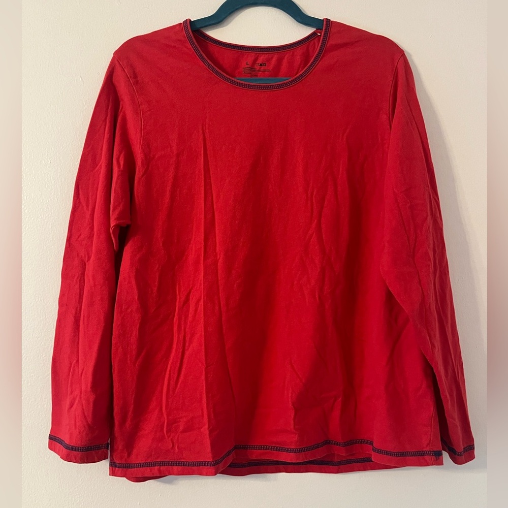 Women’s Red Long Sleeve Shirt